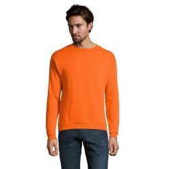 Męska Bluza Z Okrągłym Dekoltem Spider. Brązowe bluzy męskie SOL'S, m, bez wzorów, bez kaptura. Za 69.99 zł.