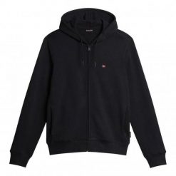 Bluza męska Napapijri Balis Fzh Sum. Czarne bluzy męskie Napapijri, m, bez wzorów, bez kaptura. Za 349.99 zł.