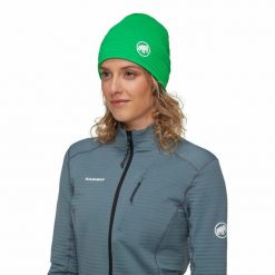 Lekka czapka Taiss Light Beanie Mammut. Zielone czapki i kapelusze męskie Mammut, bez wzorów, z materiału. Za 146.50 zł.