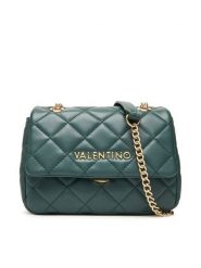 Valentino Torebka Ocarina VBS3KK05R Zielony. Zielone torebki do ręki damskie Valentino, bez wzorów, ze skóry, wizytowe, bez dodatków. Za 419.99 zł.
