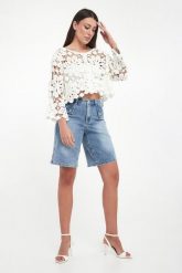 Bermudy damskie jeansowe JOSEPH RIBKOFF. Szorty damskie Joseph Ribkoff, m, bez wzorów, z jeansu. Za 689.00 zł.