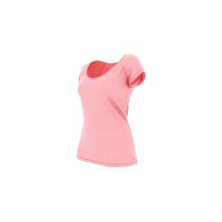 Koszulka krótki rękaw slim Gym & Pilates 500 damska. Koszulki sportowe damskie marki DOMYOS. Za 19.99 zł.