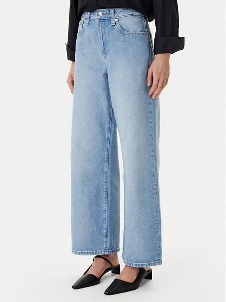 Calvin Klein Jeans Jeansy LV047F662G Niebieski Wide Leg. Niebieskie jeansy damskie Calvin Klein Jeans. Za 350.99 zł.