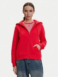 Tommy Jeans Bluza DW0DW19729 Czerwony Regular Fit. Czerwone bluzy damskie Tommy Jeans, m, bez wzorów, z bawełny, bez kaptura. Za 369.99 zł.