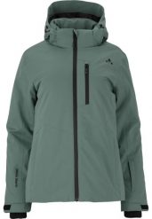 Kurtka narciarska damska Whistler Jada W-PRO 15000. Brązowe kurtki damskie Whistler, bez wzorów, z elastanu, długie, bez kaptura, narciarskie. Za 441.99 zł.