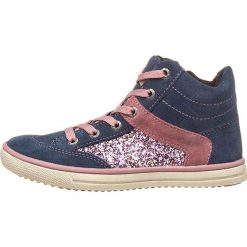 Skórzane sneakersy "Sina" w kolorze granatowo-różowym. Niebieskie trampki i tenisówki dziewczęce Lurchi, bez wzorów, ze skóry, bez zapięcia. W wyprzedaży za 167.95 zł.
