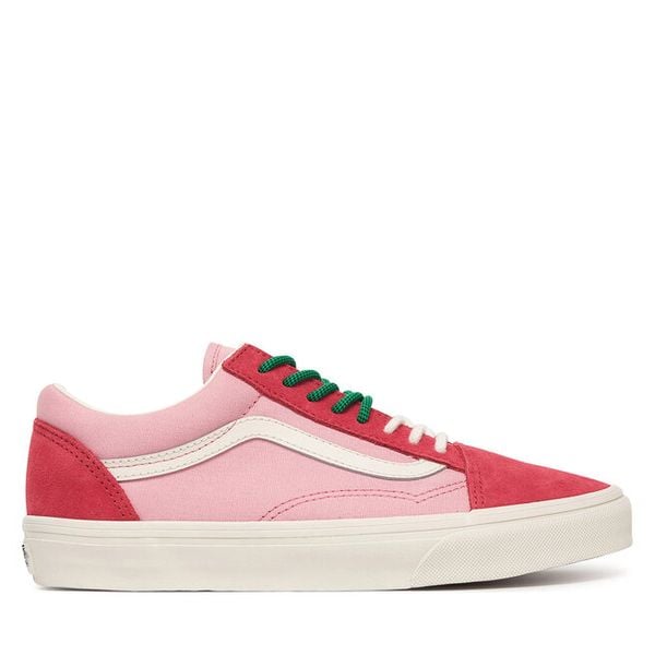 Tenisówki Vans. Czerwone trampki i tenisówki damskie Vans, bez wzorów, bez zapięcia. Za 274.99 zł.