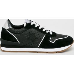 Trussardi Jeans - Buty. Białe obuwie sportowe damskie TRUSSARDI JEANS, bez wzorów, z gumy. W wyprzedaży za 359.90 zł.