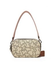 TOUS Torebka Kaos Icon 2002127601 Beżowy. Brązowe torebki do ręki damskie tous, bez wzorów, ze skóry, bez dodatków. Za 569.99 zł.