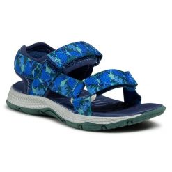 Sandały Merrell. Niebieskie sandały chłopięce Merrell, bez zapięcia. Za 139.99 zł.