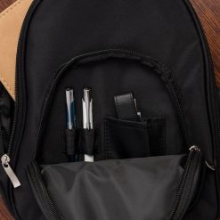 Plecak plecaczek damski mały lekki wodoodporny elegancki czarny Beltimore R34. Czarne plecaki damskie bez wzorów, eleganckie. Za 59.90 zł.