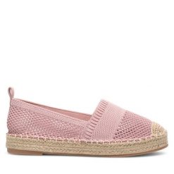 Espadryle Jenny Fairy. Czerwone espadryle damskie Jenny Fairy, bez wzorów, bez obcasa, bez zapięcia. Za 79.99 zł.