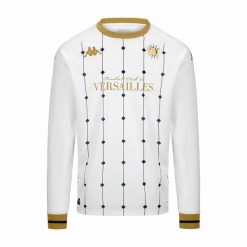 Koszulka wyjazdowa z długim rękawem FC Versailles 78 2024/25. Białe bluzki z długim rękawem męskie Kappa, m, bez wzorów, eleganckie, bez kołnierzyka. Za 446.00 zł.