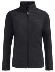 Kurtka softshell damska Vaude Cyclone Jacket VI. Czarne kurtki damskie Vaude, s, bez wzorów, z materiału, bez kaptura. Za 513.60 zł.