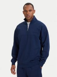 Tommy Hilfiger Bluza Essential UM0UM03909 Granatowy Regular Fit. Niebieskie bluzy męskie Tommy Hilfiger, m, bez wzorów, z bawełny, bez kaptura. Za 329.99 zł.