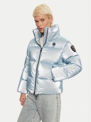 Blauer Kurtka puchowa 24WBLDC03252 Niebieski Regular Fit. Niebieskie kurtki damskie Blauer, xxl, bez wzorów, z puchu, bez kaptura. Za 1,639.00 zł.