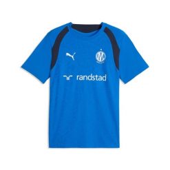 Koszulka treningowa OM 2026/27. Niebieskie koszulki sportowe męskie Puma, l, bez wzorów, z materiału, bez kołnierzyka, bez ramiączek, na fitness i siłownię. Za 259.50 zł.