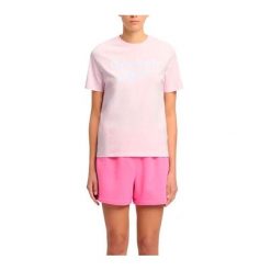 Koszulka Reebok Identity Big Logo Tee. Czerwone t-shirty damskie Reebok, bez wzorów, sportowe, bez kołnierzyka. Za 69.99 zł.