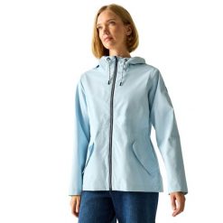 Damska Kurtka Bayletta Plain Waterproof Jacket. Białe kurtki damskie Regatta, m, bez wzorów, z dżerseju, z kapturem. Za 274.99 zł.