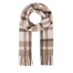 Szalik Weekend Max Mara. Brązowe szaliki i chusty damskie Weekend Max Mara, bez wzorów. Za 879.99 zł.