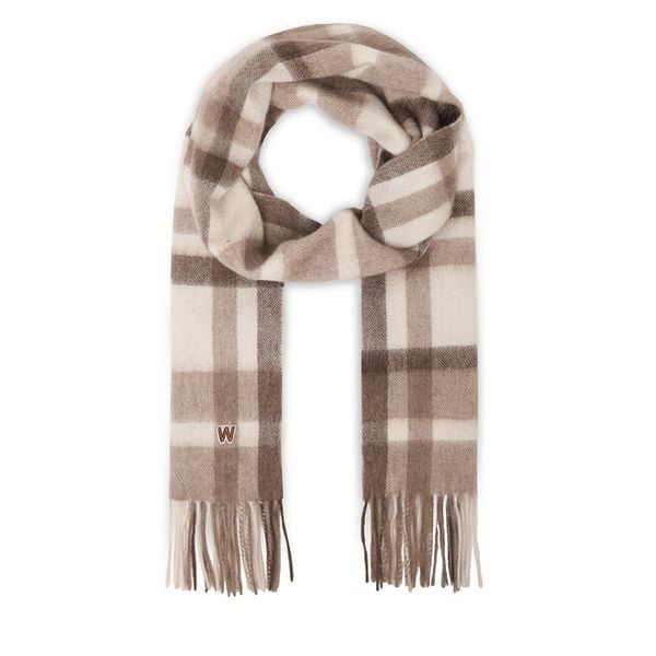 Szalik Weekend Max Mara. Brązowe szaliki i chusty damskie Weekend Max Mara, bez wzorów. Za 699.99 zł.