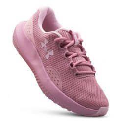 Buty do biegania damskie UNDER ARMOUR Surge 4. Czerwone obuwie sportowe damskie Under Armour, bez wzorów, z gumy, do biegania. Za 170.99 zł.