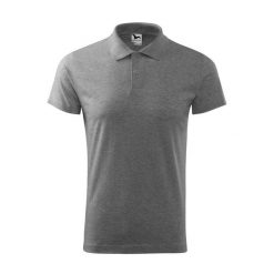 Męska Koszulka Polo Z Pojedynczym Jerseyem. Szare koszulki polo męskie ALDER, m, bez wzorów, z jersey, bez ramiączek. Za 75.99 zł.