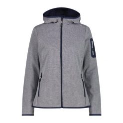 Bluza damska turystyczna CMP 34H6376. Szare bluzy damskie CMP, l, bez wzorów, bez kaptura, trekkingowe. Za 274.00 zł.