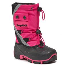 Śniegowce KangaRoos. Czerwone buty zimowe dziewczęce KangaRoos, bez zapięcia. Za 239.99 zł.