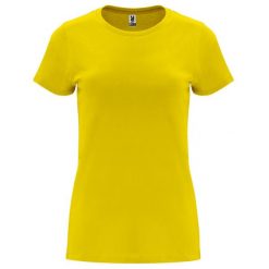 Koszulka Capri Dla Kobiet. Żółte t-shirty damskie ROLY, bez wzorów, casualowe, bez kołnierzyka. Za 35.99 zł.