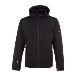 Kurtka wodoodporna Whistler Rodney. Czarne kurtki sportowe męskie Whistler, bez wzorów, z softshellu, trekkingowe. Za 297.50 zł.