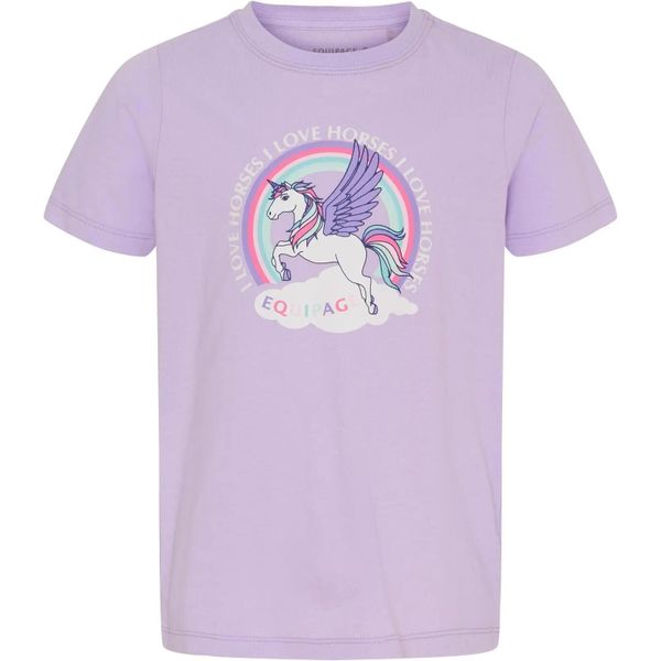 T-shirt dziewczęcy Equipage Anna. Fioletowe t-shirty i topy dla dziewczynek EQUIPAGE, bez wzorów, z bawełny, bez ramiączek. Za 143.50 zł.