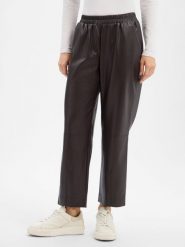 Marie Lund spodnie ze sztucznej skóry Kobiety Sztuczna skóra brązowy, L. Brązowe spodnie materiałowe damskie Marie Lund, l, bez wzorów, ze skóry. Za 349.95 zł.