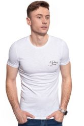 T-SHIRT MĘSKI MUSTANG Aaron C Print 1009970 2045. T-shirty męskie Mustang, m, bez wzorów, bez kołnierzyka. Za 69.99 zł.
