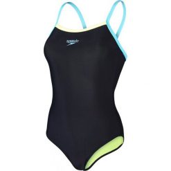 Speedo Strój Kąpielowy Placement Thinstrap Muscleback. Czarne kostiumy jednoczęściowe damskie Speedo. W wyprzedaży za 90.00 zł.