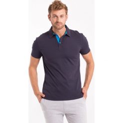 Koszulka polo męska TSM050Z - granatowy. Koszulki polo męskie 4f. W wyprzedaży za 49.99 zł.