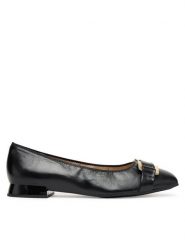 Caprice Baleriny 9-22101-45 Czarny. Czarne baleriny damskie Caprice, bez wzorów, ze skóry, bez obcasa. Za 206.99 zł.