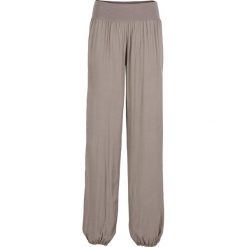 Spodnie bonprix brunatny. Brązowe spodnie materiałowe damskie bonprix. Za 29.99 zł.