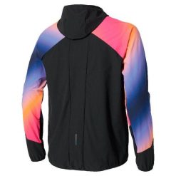 Kurtka Mizuno Active Alpha. Czarne kurtki męskie Mizuno, bez wzorów, sportowe, bez kaptura. Za 379.45 zł.