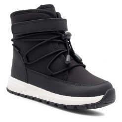 Śniegowce Nelli Blu. Czarne buty zimowe dziewczęce Nelli Blu, bez zapięcia. Za 149.99 zł.