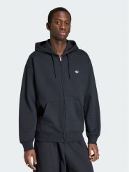 Adidas Bluza Trefoil Essentials KS8941 Czarny Loose Fit. Czarne bluzy męskie Adidas, m, bez wzorów, z bawełny, bez kaptura. Za 258.99 zł.