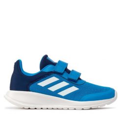 Sneakersy adidas. Czarne trampki i tenisówki chłopięce Adidas, bez wzorów, bez zapięcia. Za 299.99 zł.