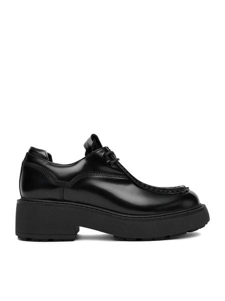 Gino Rossi Półbuty EO-EVI-30309 Czarny. Czarne półbuty damskie Gino Rossi, bez wzorów, ze skóry, bez obcasa, na płaskiej podeszwie, bez zapięcia. Za 276.99 zł.