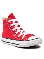 Converse Trampki Chuck Taylor All Star Hi 3J232 Czerwony. Czerwone trampki i tenisówki dziewczęce Converse, bez wzorów, z materiału, bez zapięcia. Za 189.99 zł.