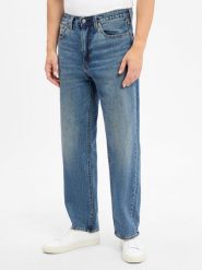 Levi's Dżinsy - 568 Loose Straight Mężczyźni Bawełna niebieski, 33-32. Niebieskie jeansy męskie Levi's, klasyczne. Za 379.95 zł.