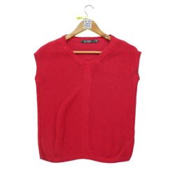 Second life - Kobaltowy sweter dla kobiet - Stan dobry. Czerwone obuwie sportowe damskie Ralph Lauren, bez wzorów, sportowe, bez kołnierzyka, bez ramiączek, bez kaptura. Za 85.16 zł.