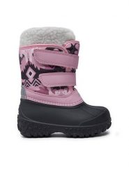 Reima Śniegowce Konkari 5400148A Różowy. Czerwone buty zimowe dziewczęce Reima, z materiału, bez zapięcia. Za 359.99 zł.