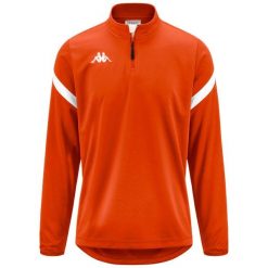 Bluza dresowa 1/2 zip Kappa Dolvole. Białe bluzy męskie Kappa, bez wzorów, z dresówki, bez kaptura, na fitness i siłownię. Za 207.50 zł.