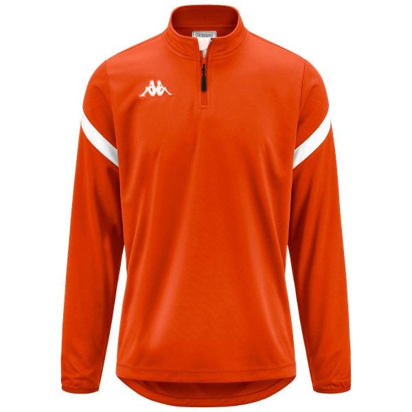 Bluza dresowa 1/2 zip Kappa Dolvole. Białe bluzy męskie Kappa, bez wzorów, z dresówki, bez kaptura, na fitness i siłownię. Za 207.50 zł.