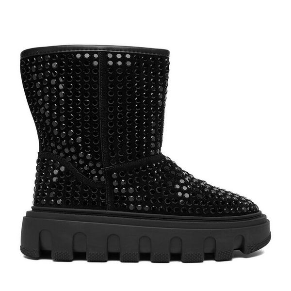 Śniegowce Eva Minge. Czarne śniegowce i trapery damskie Eva Minge. Za 439.99 zł.